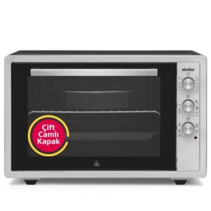 Simfer 7003 70Litre Inox Gri Midi Fırın 6 Fonksiyon Turbo