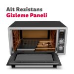 Simfer 7003 70Litre Inox Gri Midi Fırın 6 Fonksiyon Turbo