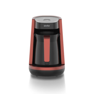 Simfer 5702 Damak Türk Kahvesi Makinesi 4 Kişilik Kırmızı